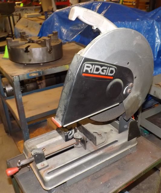 14" RIDGID ... ABRASIVE CUT OFF SAW w/FAST ACTING VISE